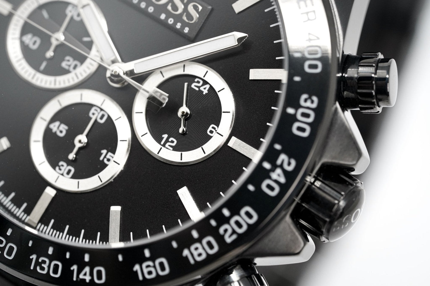 Hugo Boss HB1512961 Men's Chronograph Ikon Black PVD Watch
