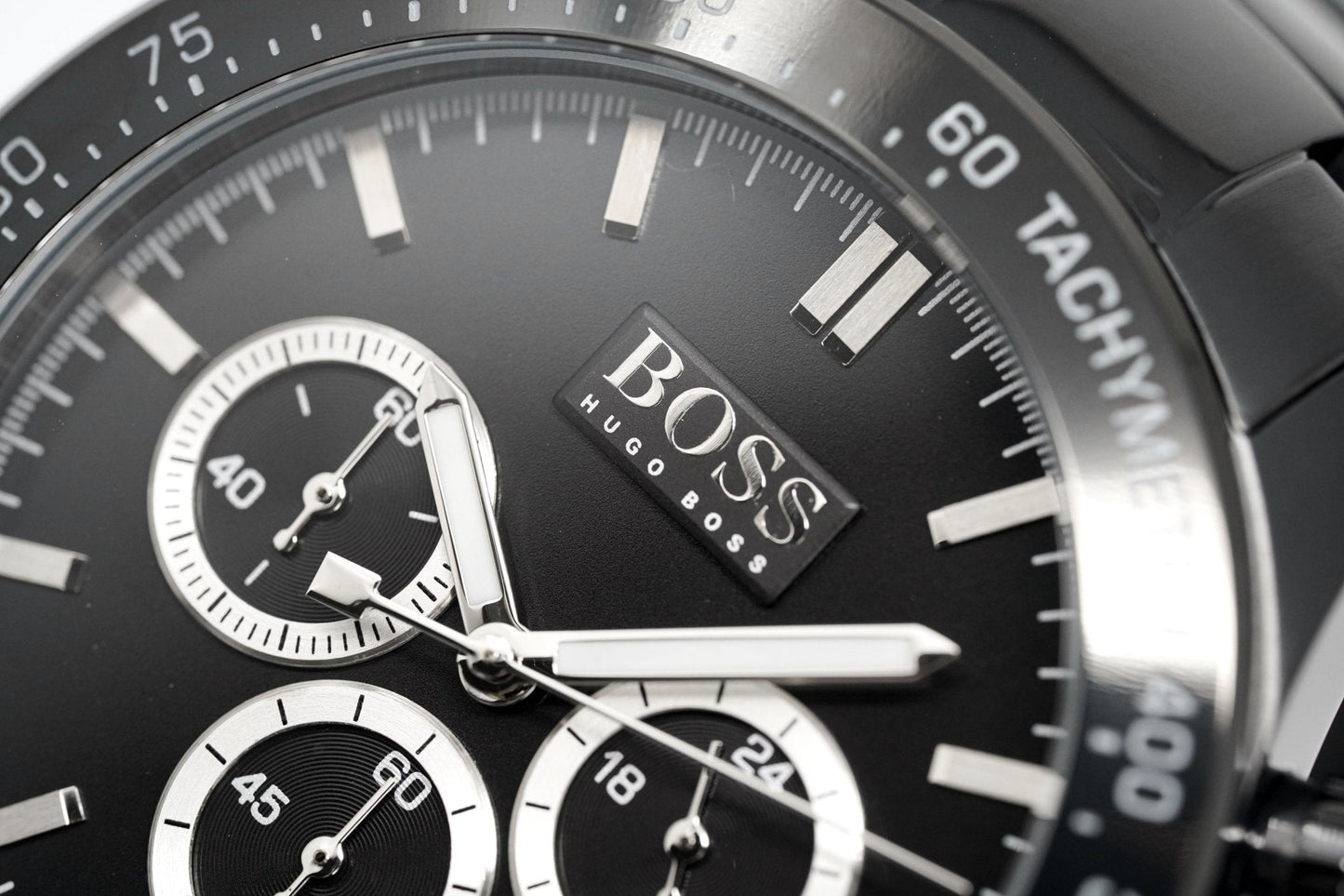 Hugo Boss HB1512961 Men's Chronograph Ikon Black PVD Watch