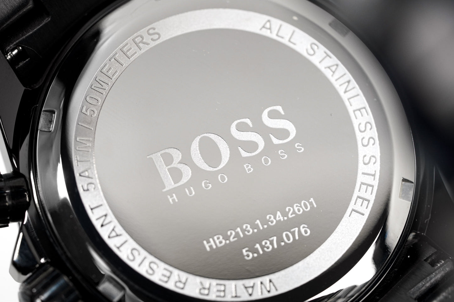 Hugo Boss HB1512961 Men's Chronograph Ikon Black PVD Watch