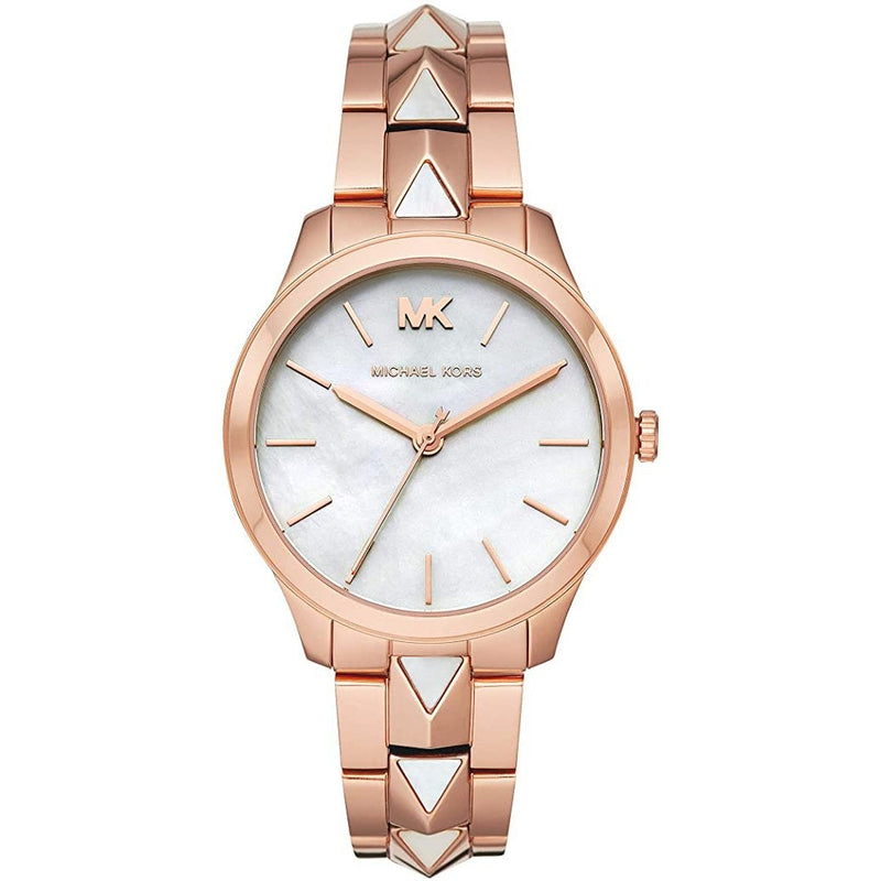 Michael Kors MK6671 - Reloj de pasarela Mercer para mujer en oro rosa