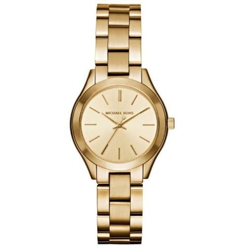 Reloj Michael Kors MK3512 Slim Runway dorado para mujer