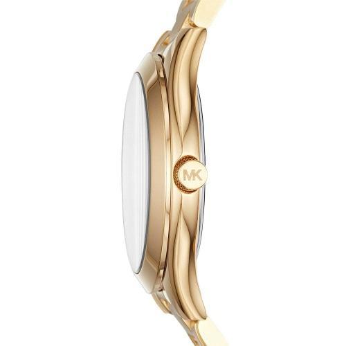 Reloj Michael Kors MK3512 Slim Runway dorado para mujer