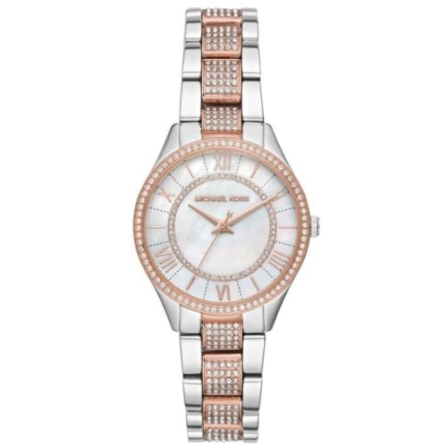 Reloj Michael Kors MK4366 Lauryn para mujer en dos tonos y nácar