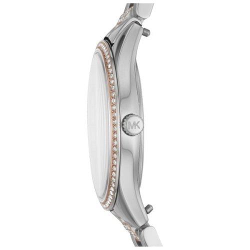 Reloj Michael Kors MK4366 Lauryn para mujer en dos tonos y nácar