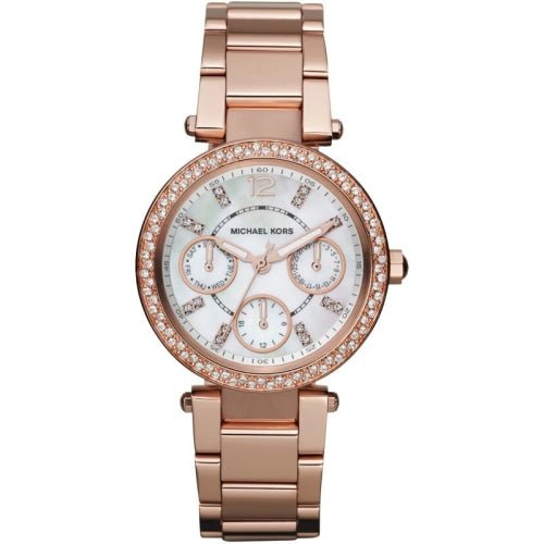 Reloj Michael Kors MK5616 Mini Parker de acero inoxidable en oro rosa para mujer