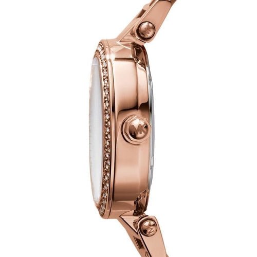 Reloj Michael Kors MK5616 Mini Parker de acero inoxidable en oro rosa para mujer