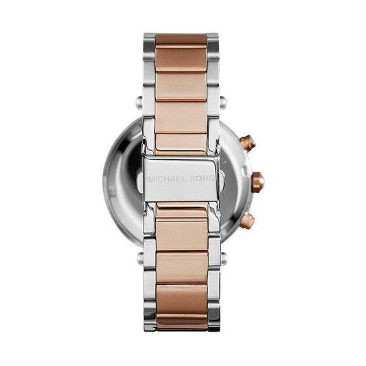 Reloj cronógrafo Michael Kors MK5820 Parker para mujer en oro rosa