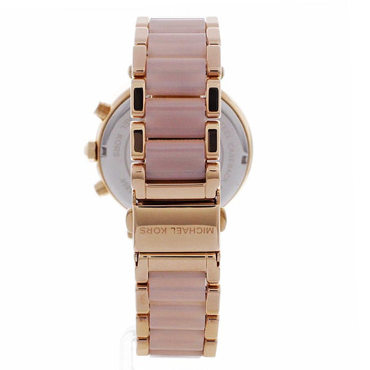 Reloj cronógrafo Michael Kors MK5896 Parker para mujer en oro rosa