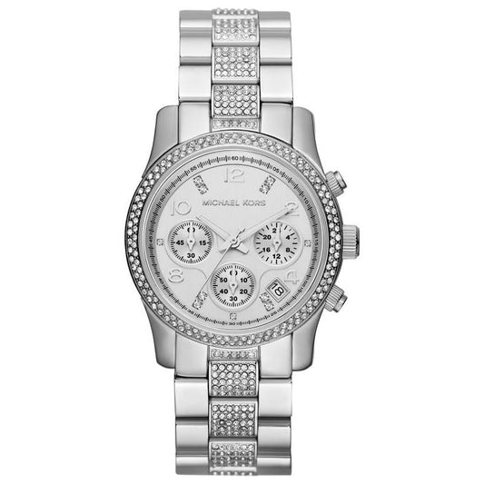 Reloj Michael Kors MK5825 Runway plateado brillante para mujer