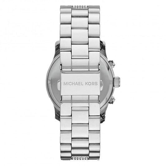 Reloj Michael Kors MK5825 Runway plateado brillante para mujer