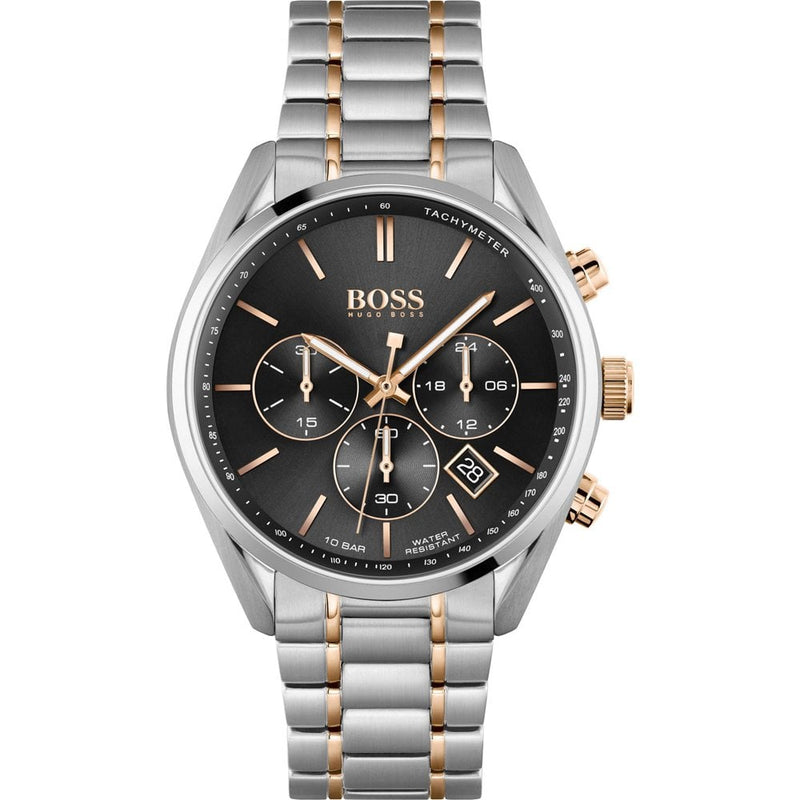 Reloj Hugo Boss Champion para hombre en dos tonos negro HB1513819