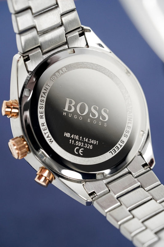 Reloj Hugo Boss Champion para hombre en dos tonos negro HB1513819