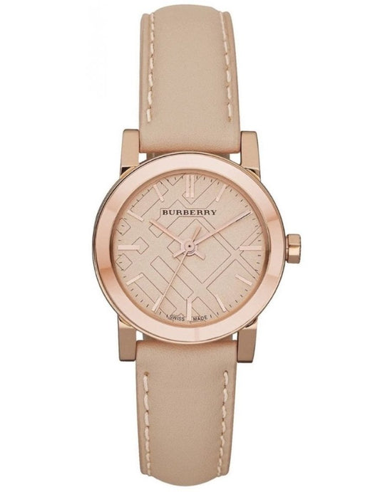 Reloj Burberry para mujer The City Nova de 26 mm en tono oro rosa BU9210