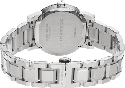 Reloj Burberry para mujer The City 34 mm plateado BU9100