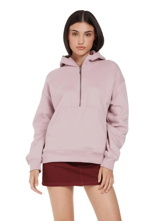 Organic Half Zip Hoodie – Womens