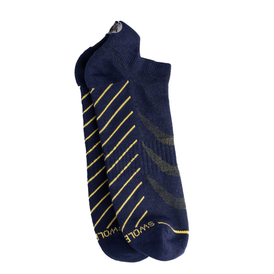 Swole Panda Navy Performance Trainer Socks in Bamboo Blend
