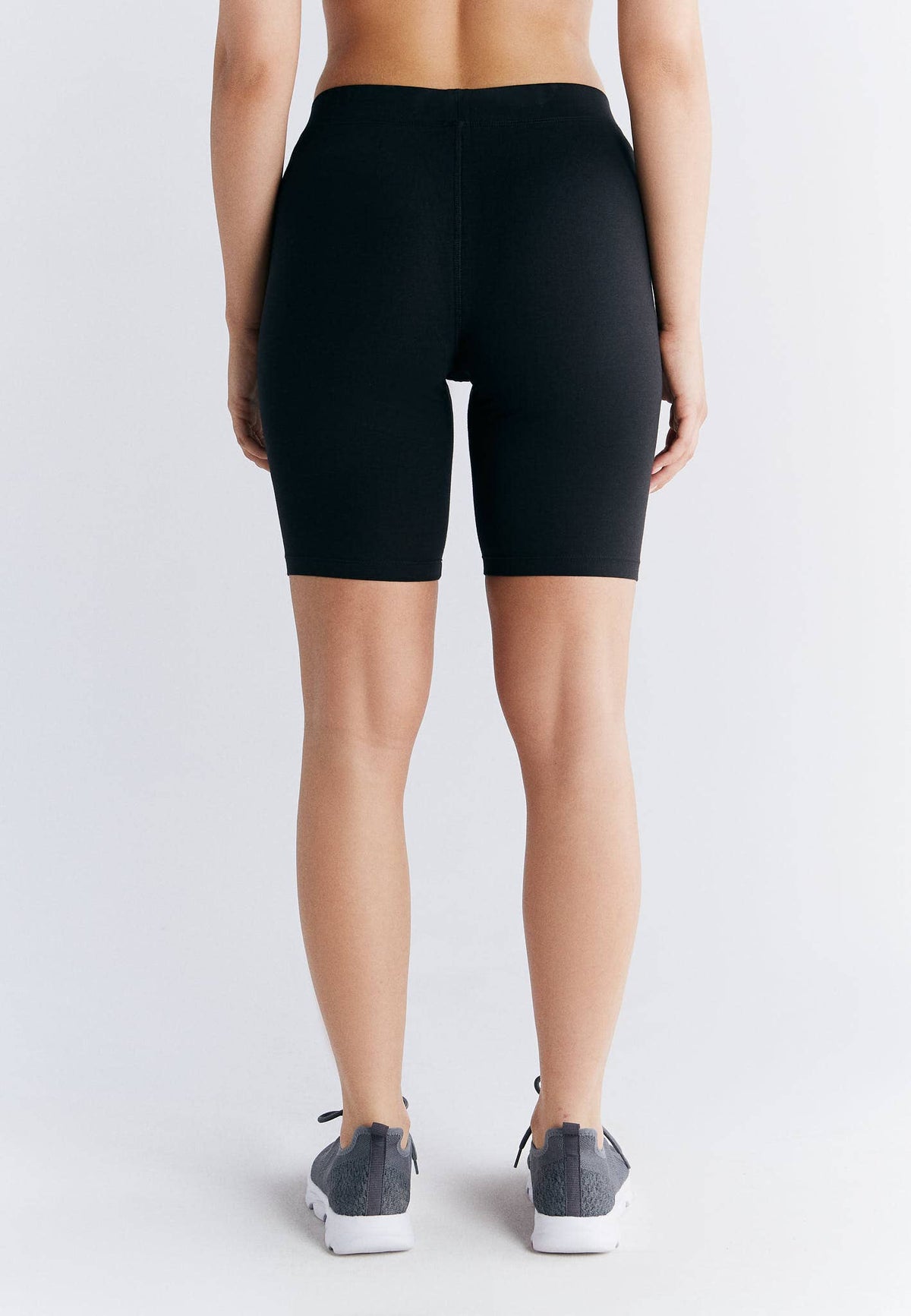 Organic High-Waisted Stretch Shorts for Women