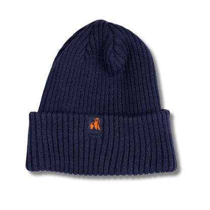 Organic Cotton Beanie – Navy