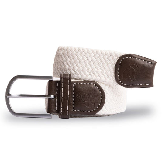 Swole Panda Recycled Woven Belt in Cream