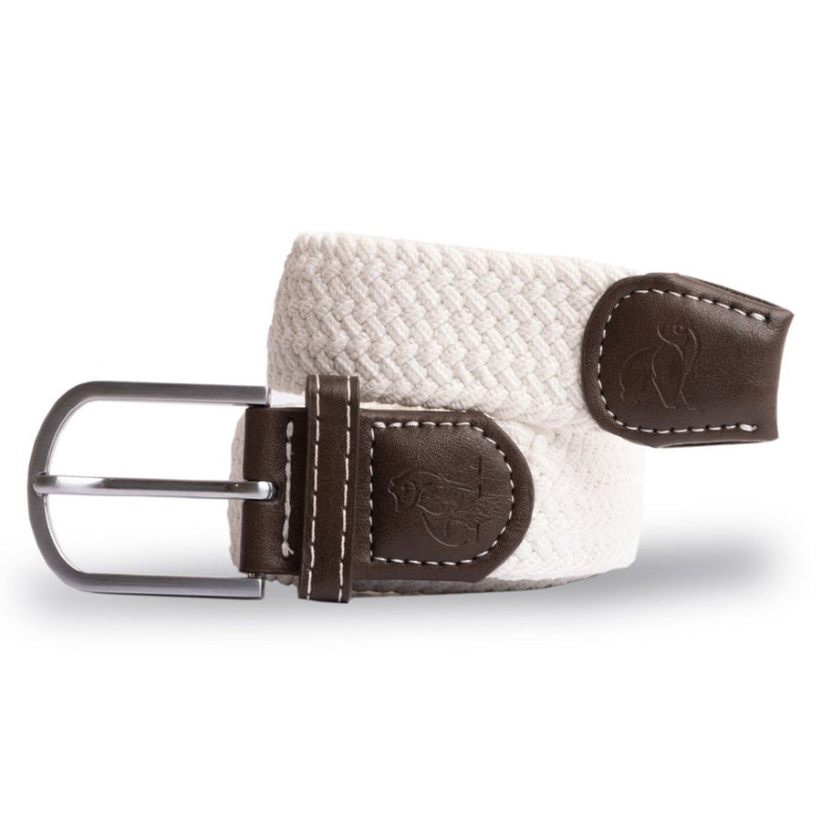 Swole Panda Recycled Woven Belt in Cream