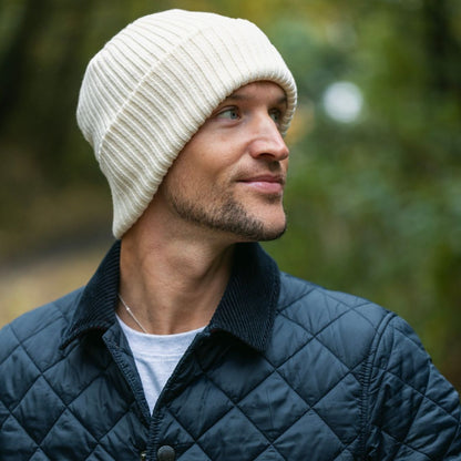 Organic Cotton Beanie – Cream