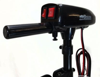 Bison Kayak 18 - Electric Trolling Motor for Kayaks & Small Boats (18lb Thrust)