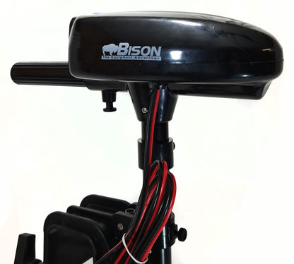 Bison Kayak 18 - Electric Trolling Motor for Kayaks & Small Boats (18lb Thrust)
