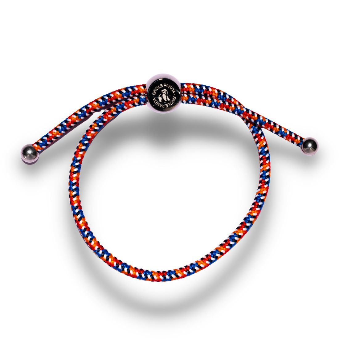 Swole Panda Rope Bracelet in Varicoloured Zigzag