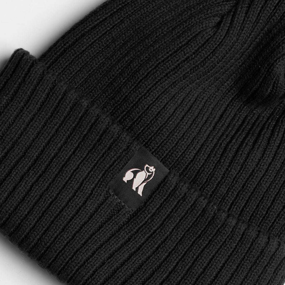 Organic Cotton Beanie – Black