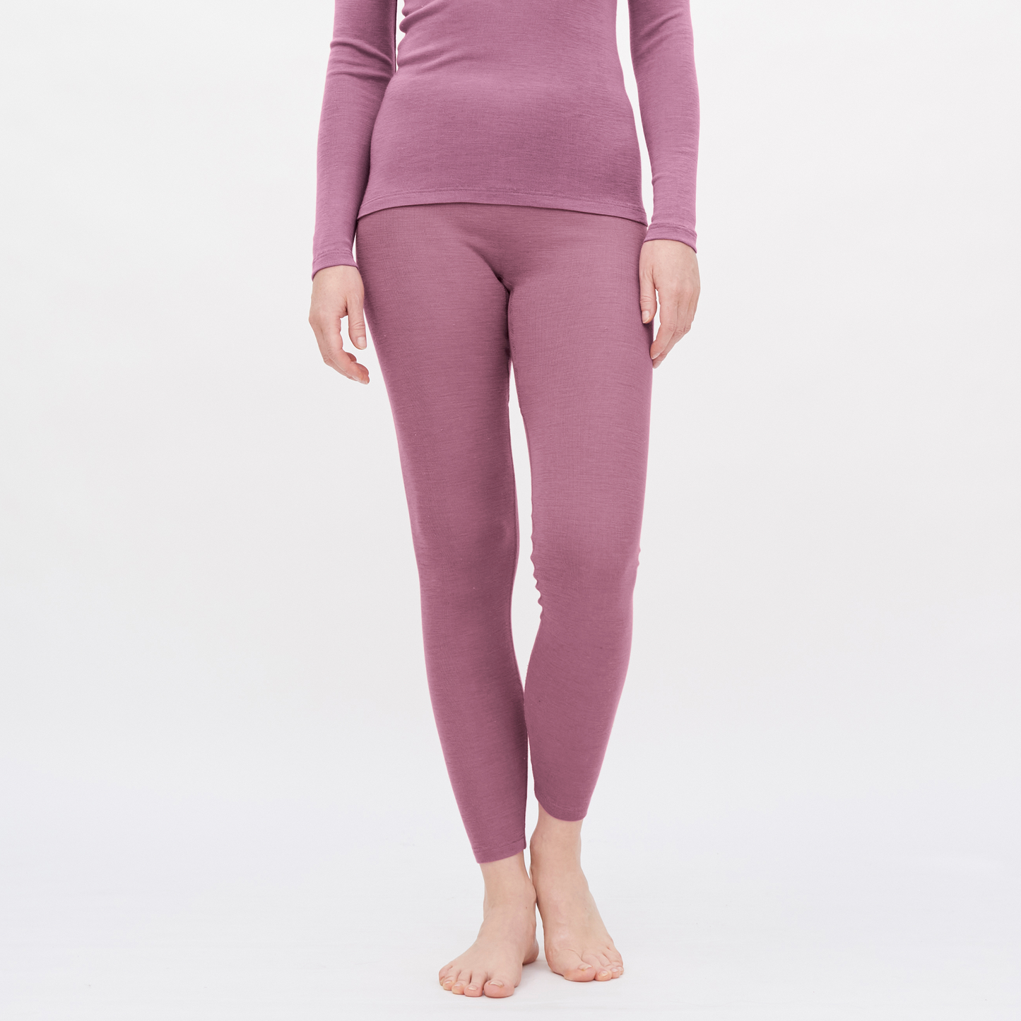Organic Wool & Silk Leggings — Womens