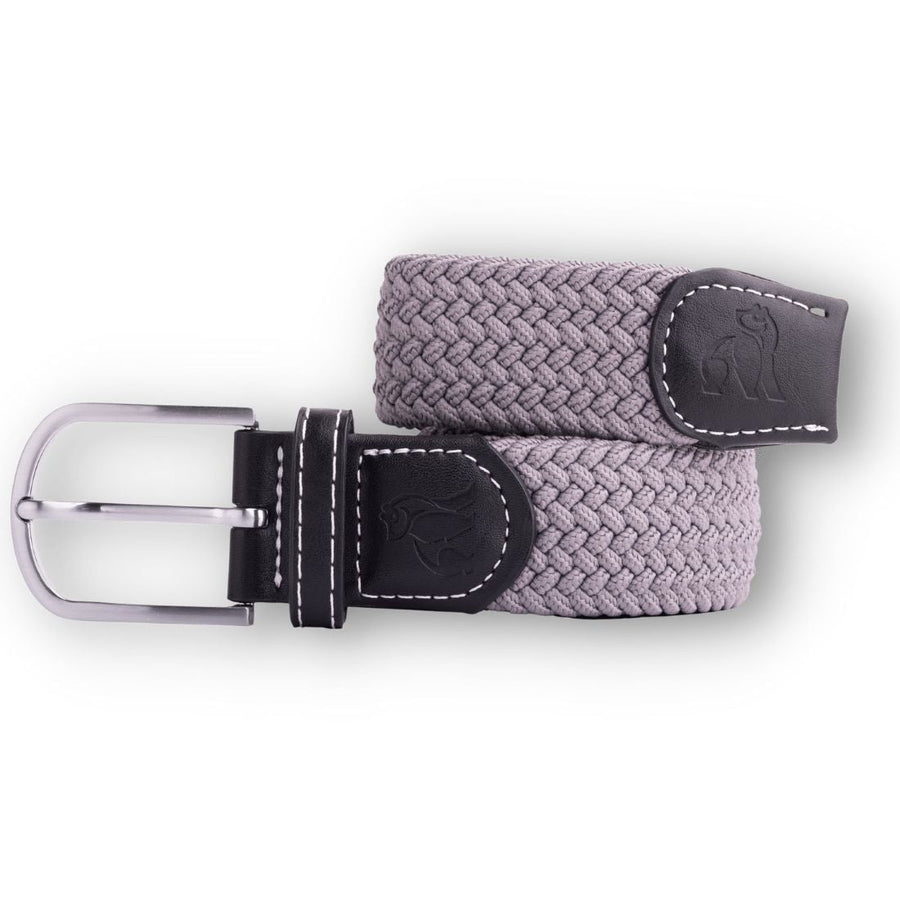 Swole Panda Woven Belt in Grey