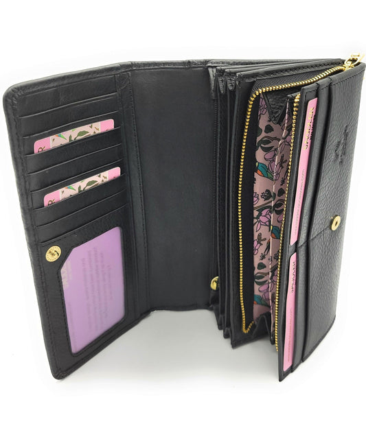 Bonnie RFID Leather Multi-Section Purse
