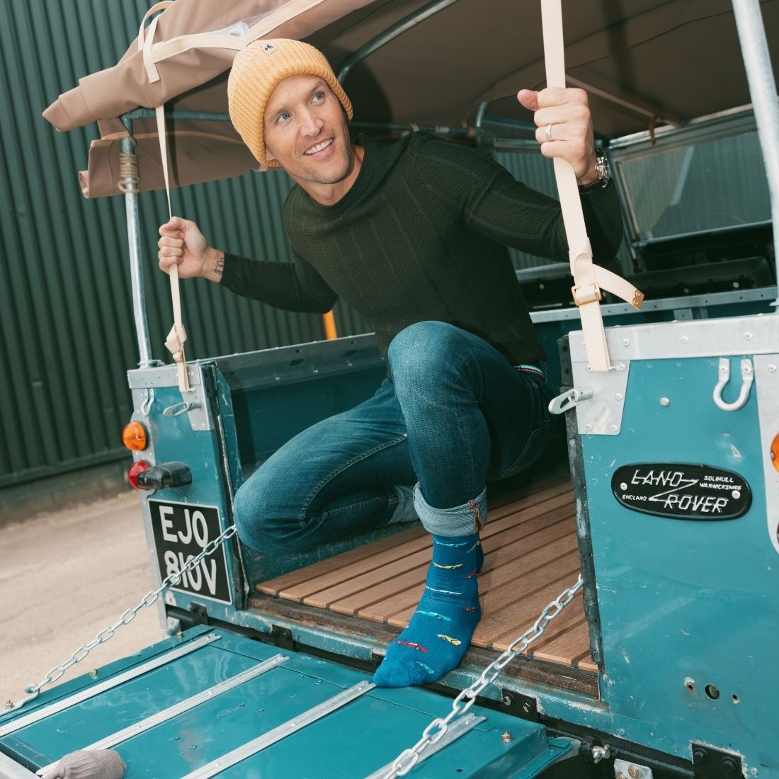 Organic Cotton Beanie – Mustard
