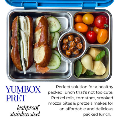 Yumbox Prêt Stainless Steel Leakproof Bento Lunch Box - Various Colours