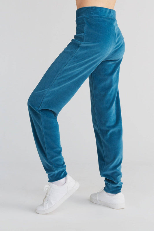 Earth Wardrobe Organic Cotton Soft Fleece Cuffed Sweatpants: Womens