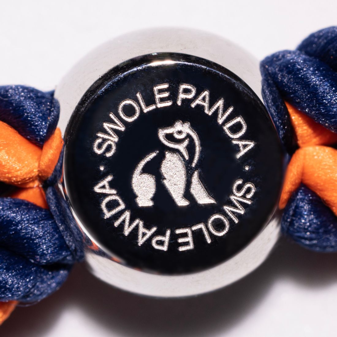 Swole Panda Rope Bracelet in Varicoloured Zigzag