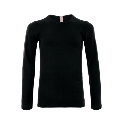 Organic Wool & Silk Long Sleeve T-shirt: Mens