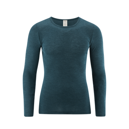 Organic Wool & Silk Long Sleeve T-shirt: Mens