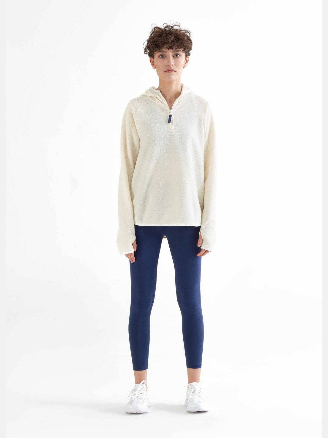 Earth Wardrobe Organic Cotton High-Rise 7/8 Stretch Leggings: Womens