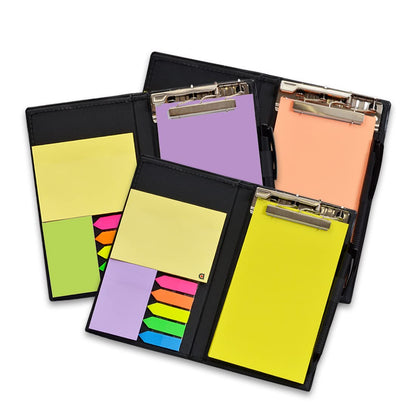 Organizador de escritorio para regalo: notas adhesivas, blocs de notas y portalápices (blanco)