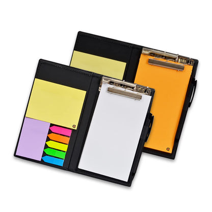 Organizador de escritorio para regalo: notas adhesivas, blocs de notas y portalápices (blanco)