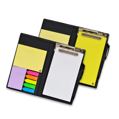 Organizador de escritorio para regalo: notas adhesivas, blocs de notas y portalápices (blanco)