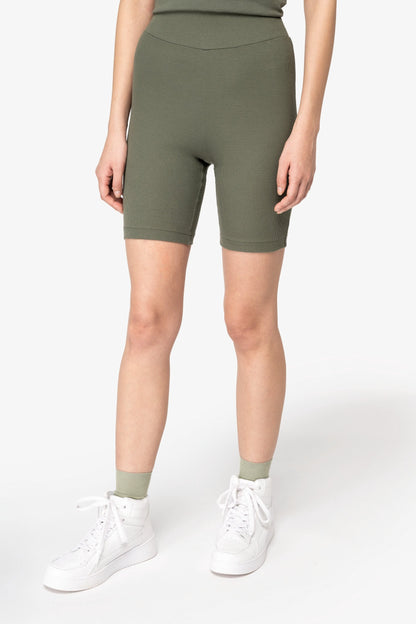 Organic Cotton Ribbed Shorts – Womens