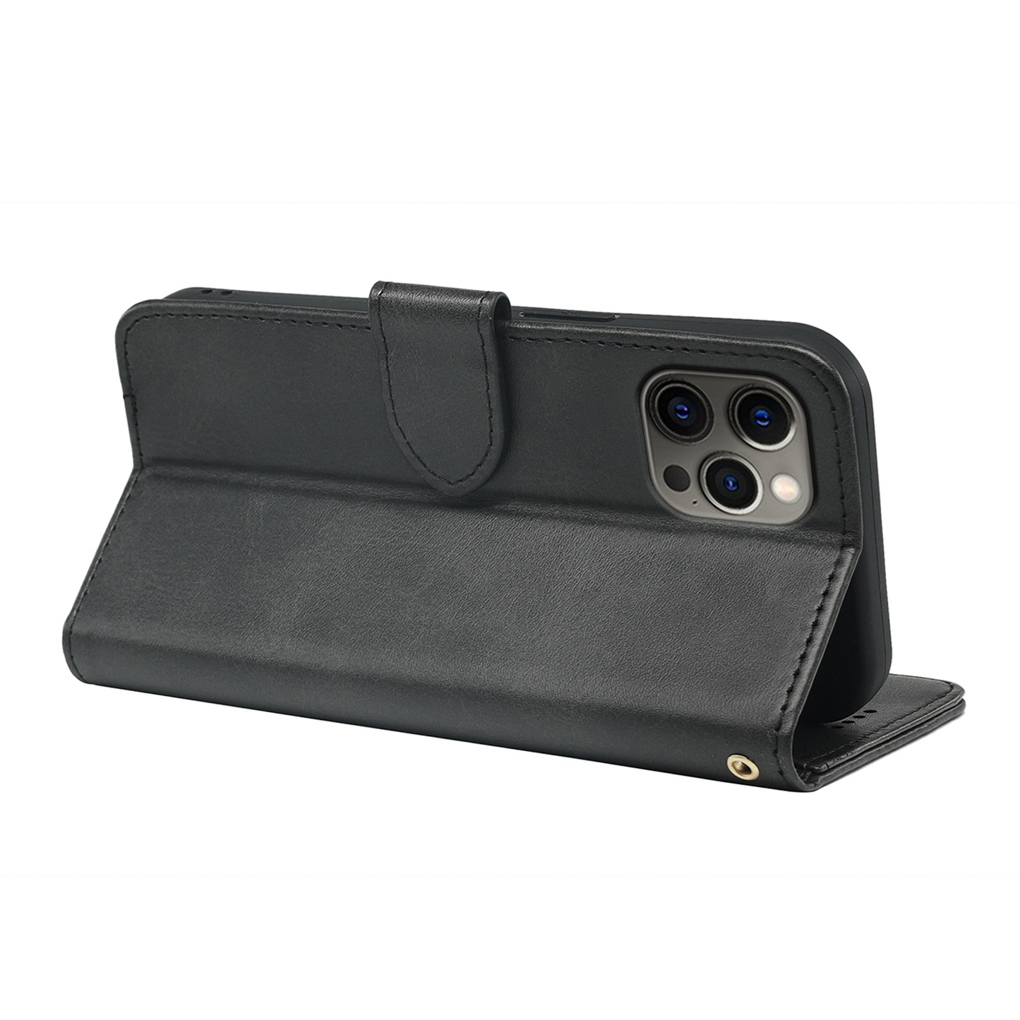 iPhone 14 Series Book Flip Case Leather Wallet