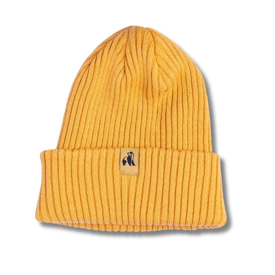 Organic Cotton Beanie – Mustard