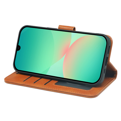 Samsung Galaxy A26 Book Flip Case Leather Wallet