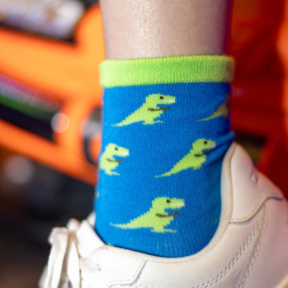 T-Rex Matching Bamboo Socks – Adult & Child
