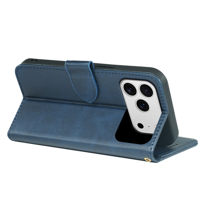 iPhone 17 Series Book Flip Case Leather Wallet