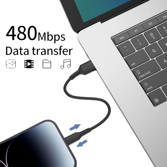 Premium Lightning Cable - 30cm MFI Certified for Apple CarPlay