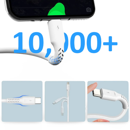 Premium USB-C Cable - 30cm Fast Charging for Android & CarPlay